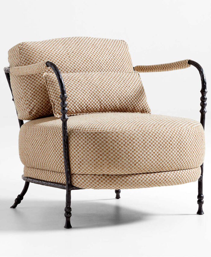 Muirfield Sculptural Metal Accent Chair