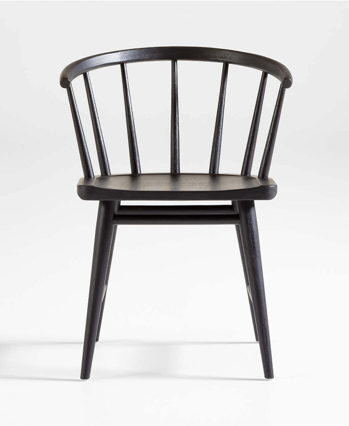 Pali Black Hardwood Dining Chair